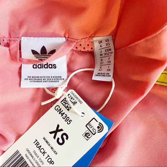 Adidas originals track jacket hazy rose pink XS - Picture 5 of 8